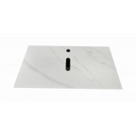 Vanity Top - 900mm White Sintered Stone Top for Single Counter top use